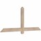Ekena Millwork Eugene Smooth Timber Gable Bracket, Douglas Fir, 60"W x 25"H x 1 1/2"D x 3 1/2"F, 10/12 Pitch GBW060X25X0204EUG00SDF - alternate 4